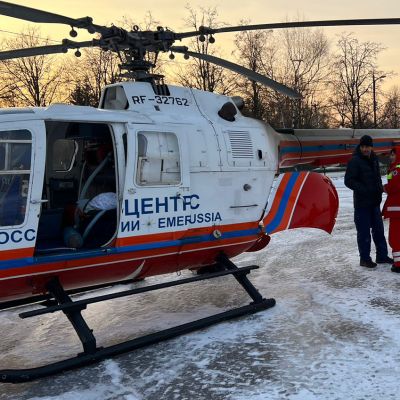 Медицинская эвакуация на вертолете Bo-105
